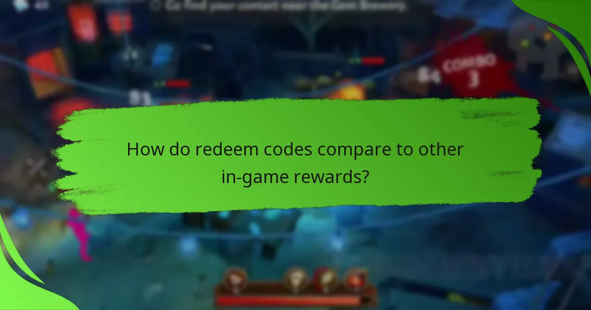 How do redeem codes compare to other in-game rewards?