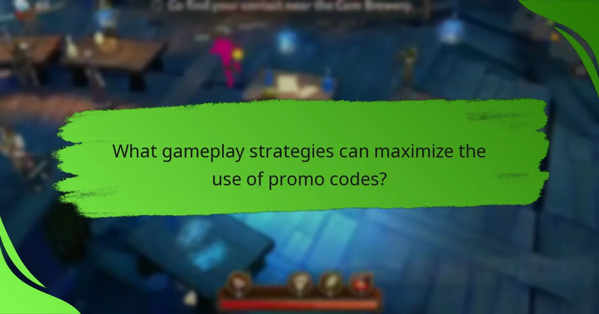 What gameplay strategies can maximize the use of promo codes?